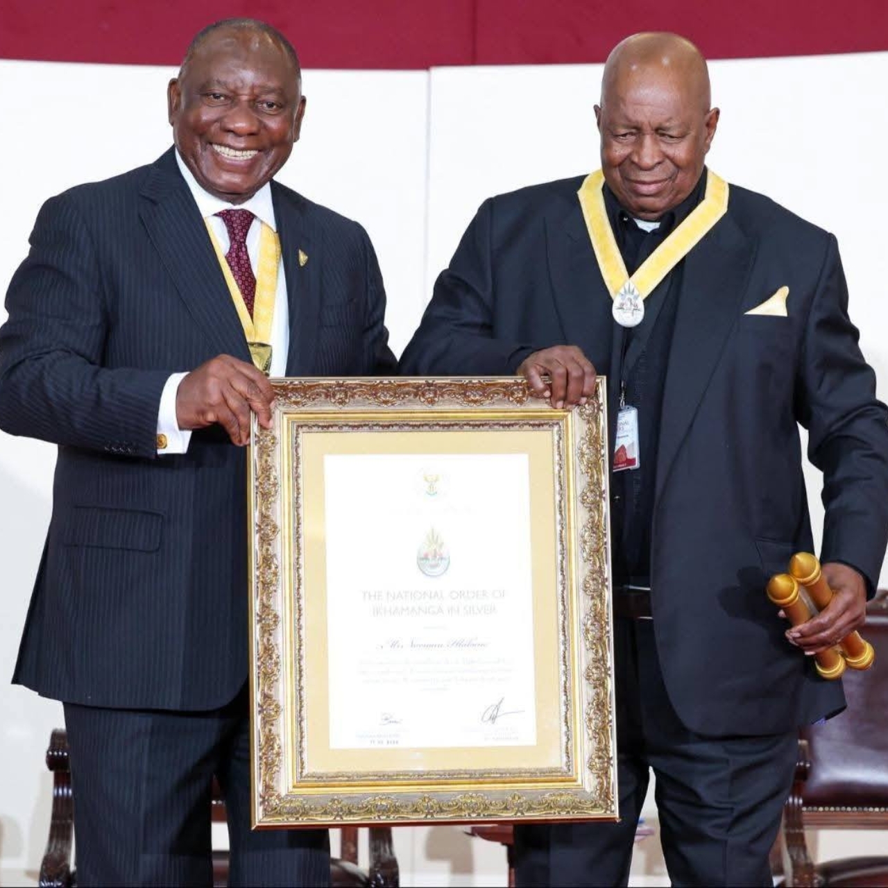 Boxing South Africa Salutes a True Ring General – Mr Norman “Bro Knox” Hlabane Awarded the Order of Ikhamanga in Silver